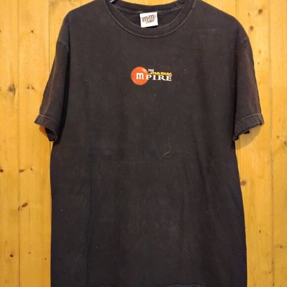 Men's Black Vintage XL M&M's X Star Wars T-Shirt - Picture 2 of 5